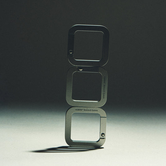 HUMAN™ Universal Carabiner Silver Anodized